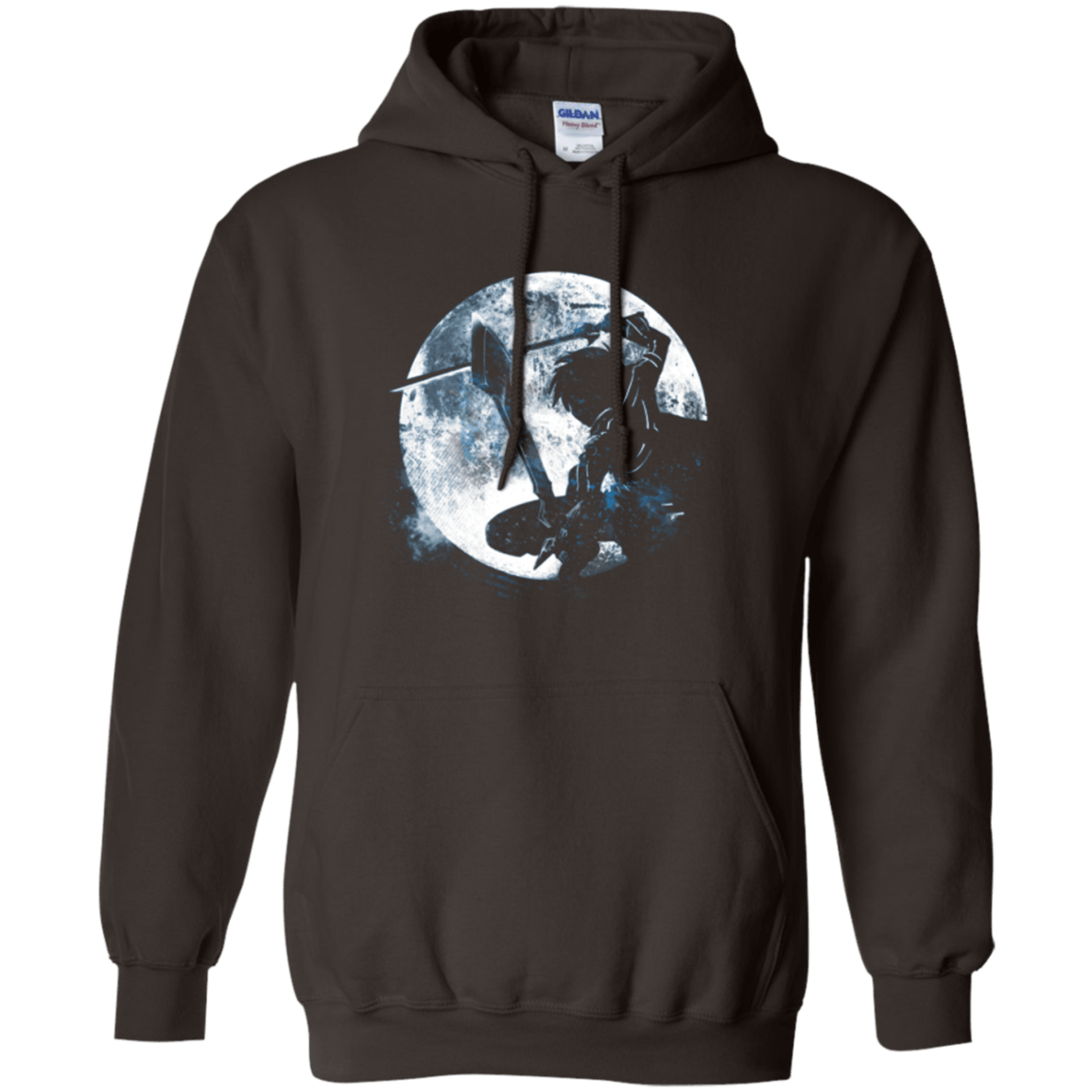 Sweatshirts Dark Chocolate / Small Male Gamer Moon Pullover Hoodie