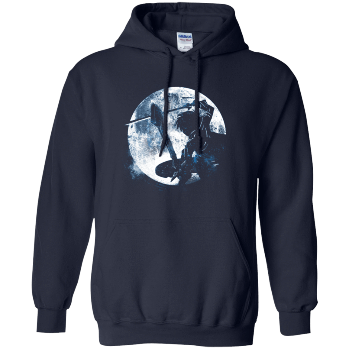 Sweatshirts Navy / Small Male Gamer Moon Pullover Hoodie
