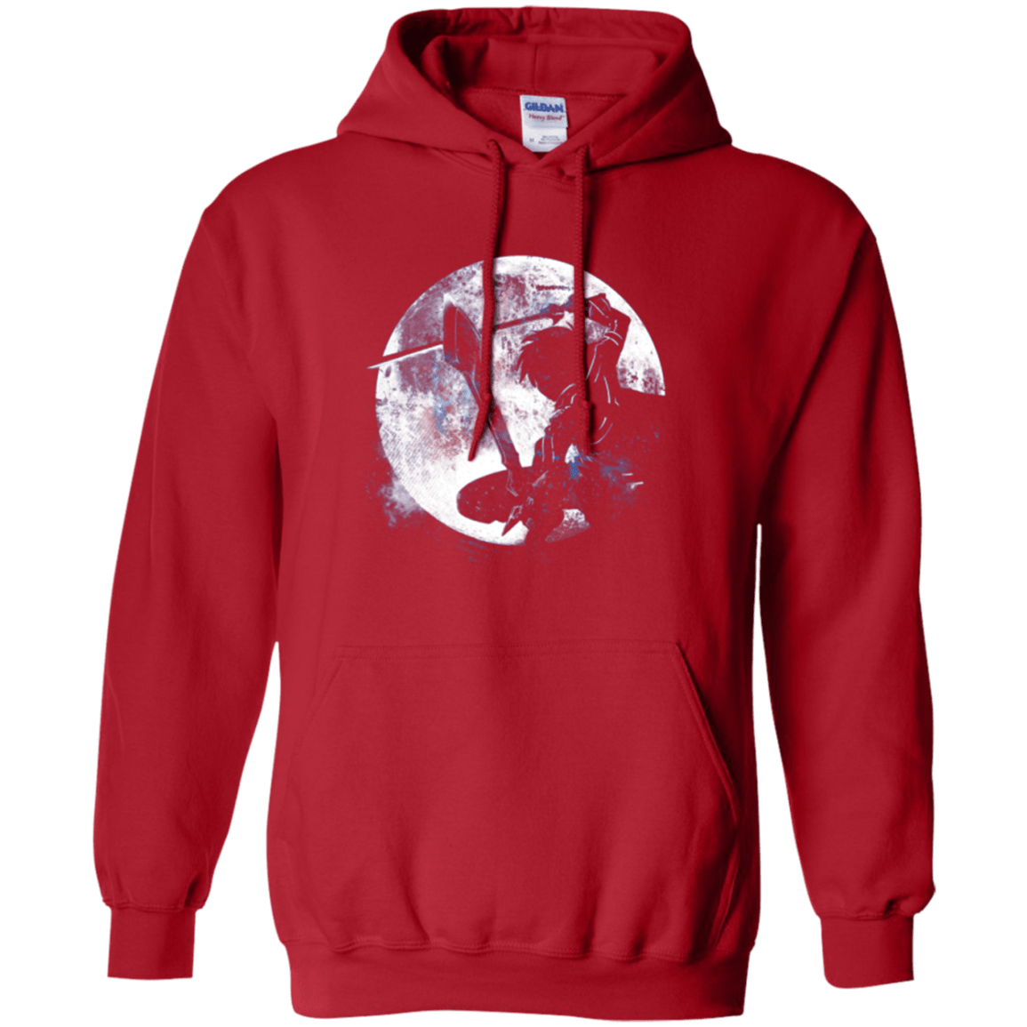 Sweatshirts Red / Small Male Gamer Moon Pullover Hoodie