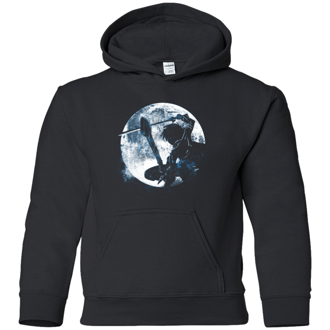 Sweatshirts Black / YS Male Gamer Moon Youth Hoodie