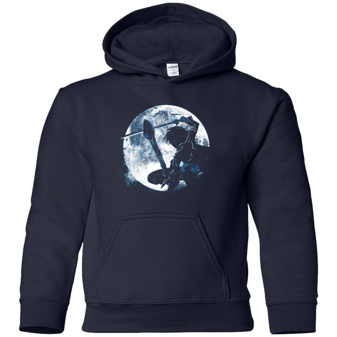 Sweatshirts Navy / YS Male Gamer Moon Youth Hoodie