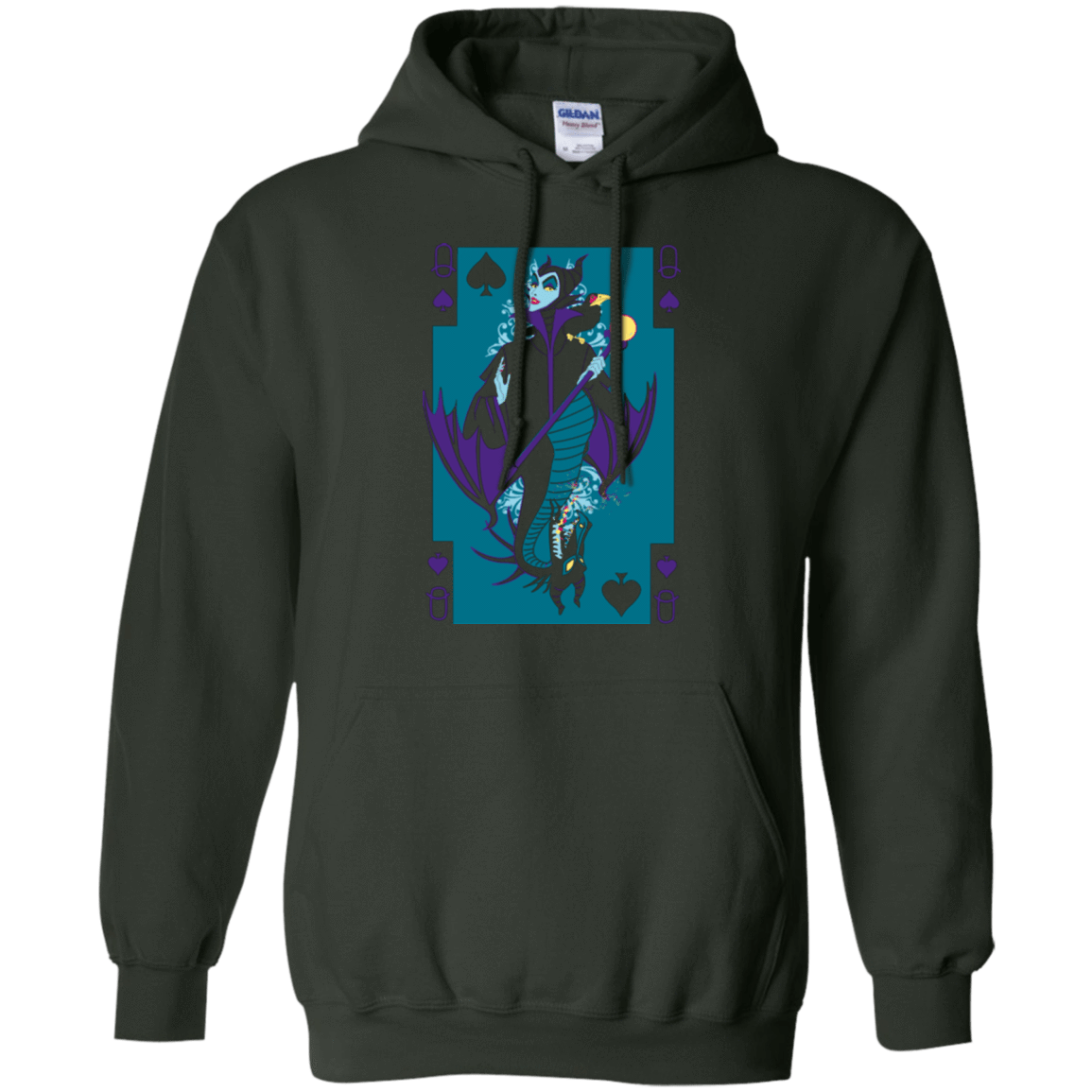 Sweatshirts Forest Green / Small Maleficard Pullover Hoodie