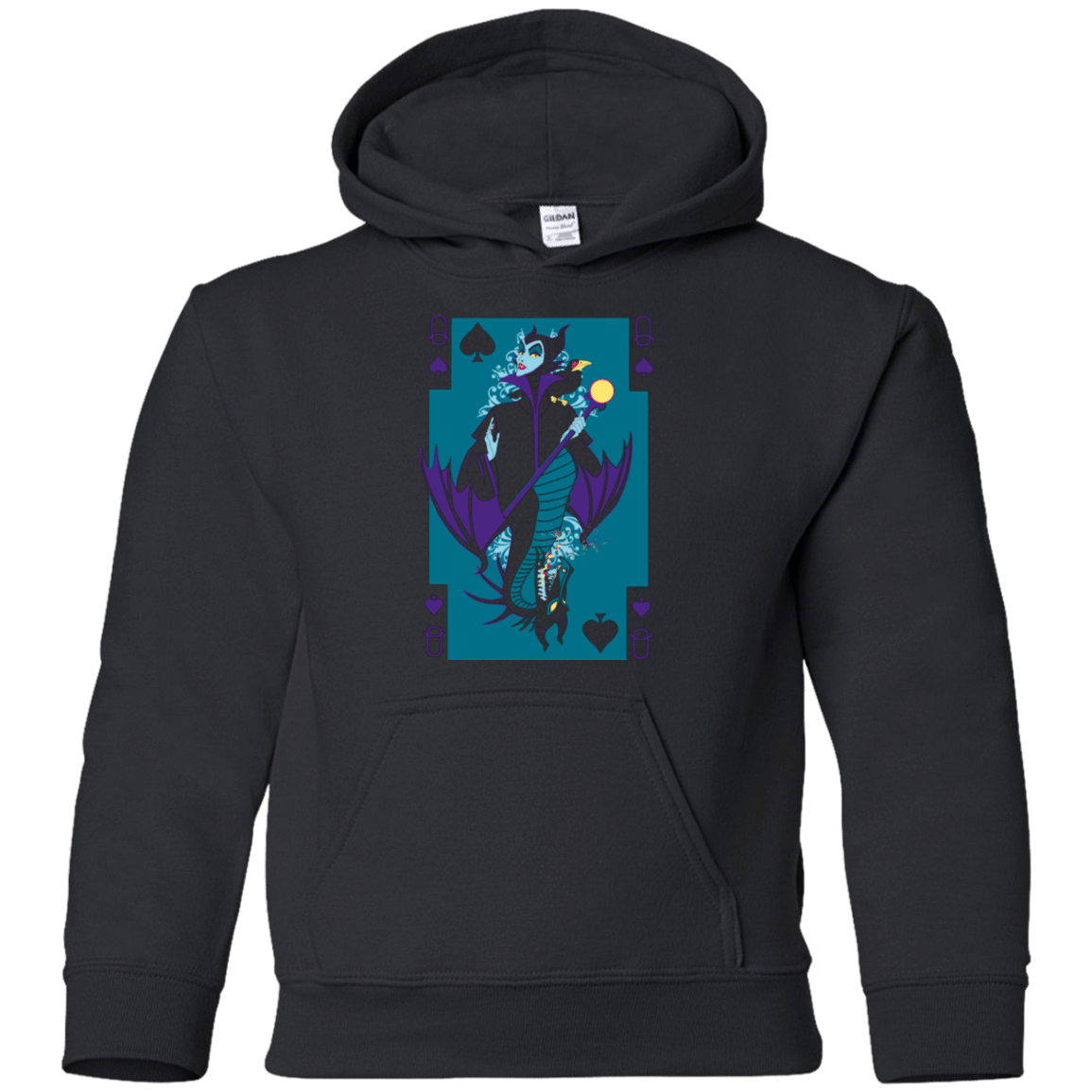 Sweatshirts Black / YS Maleficard Youth Hoodie