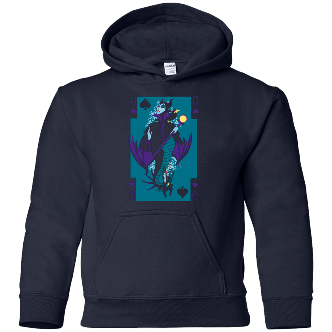 Sweatshirts Navy / YS Maleficard Youth Hoodie