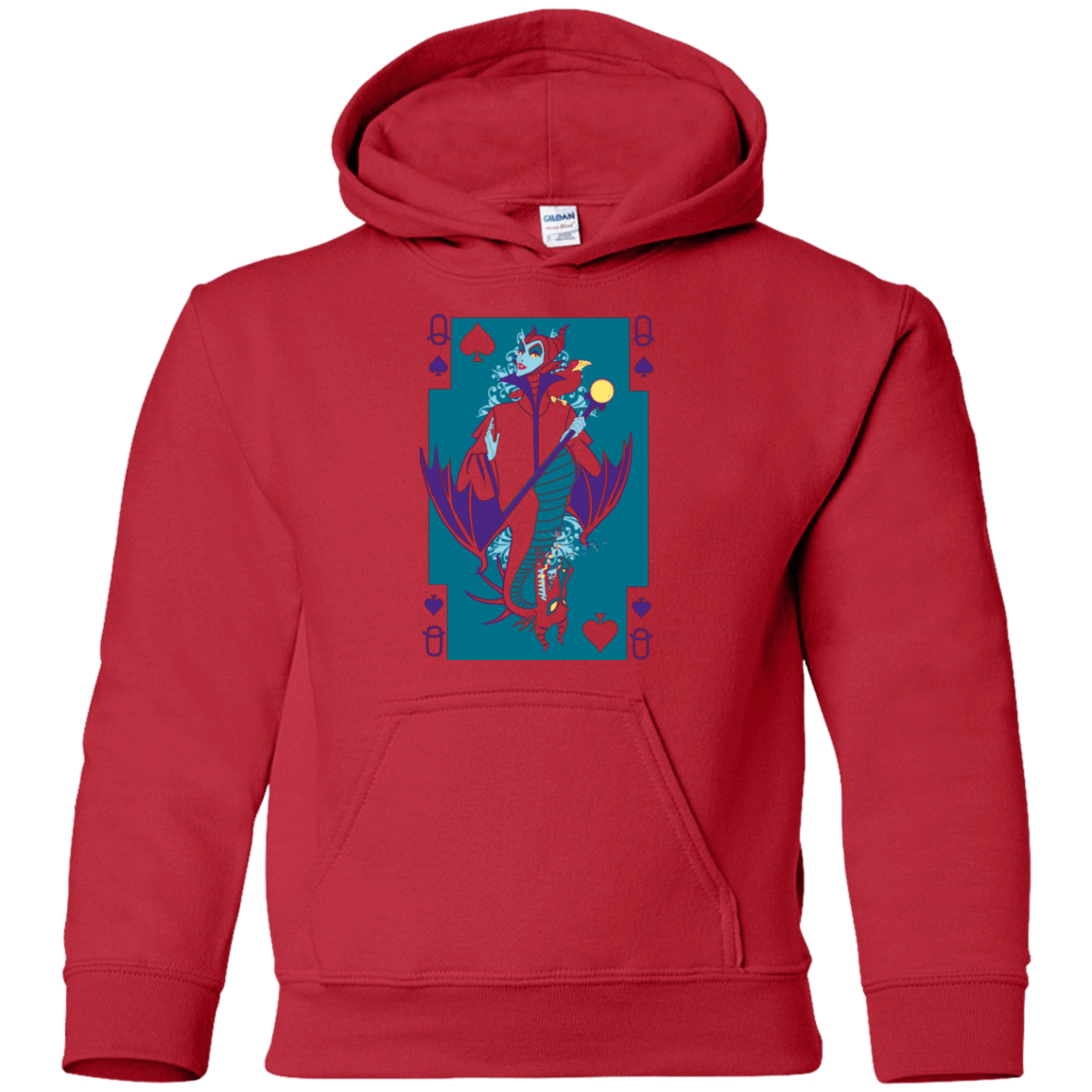 Sweatshirts Red / YS Maleficard Youth Hoodie