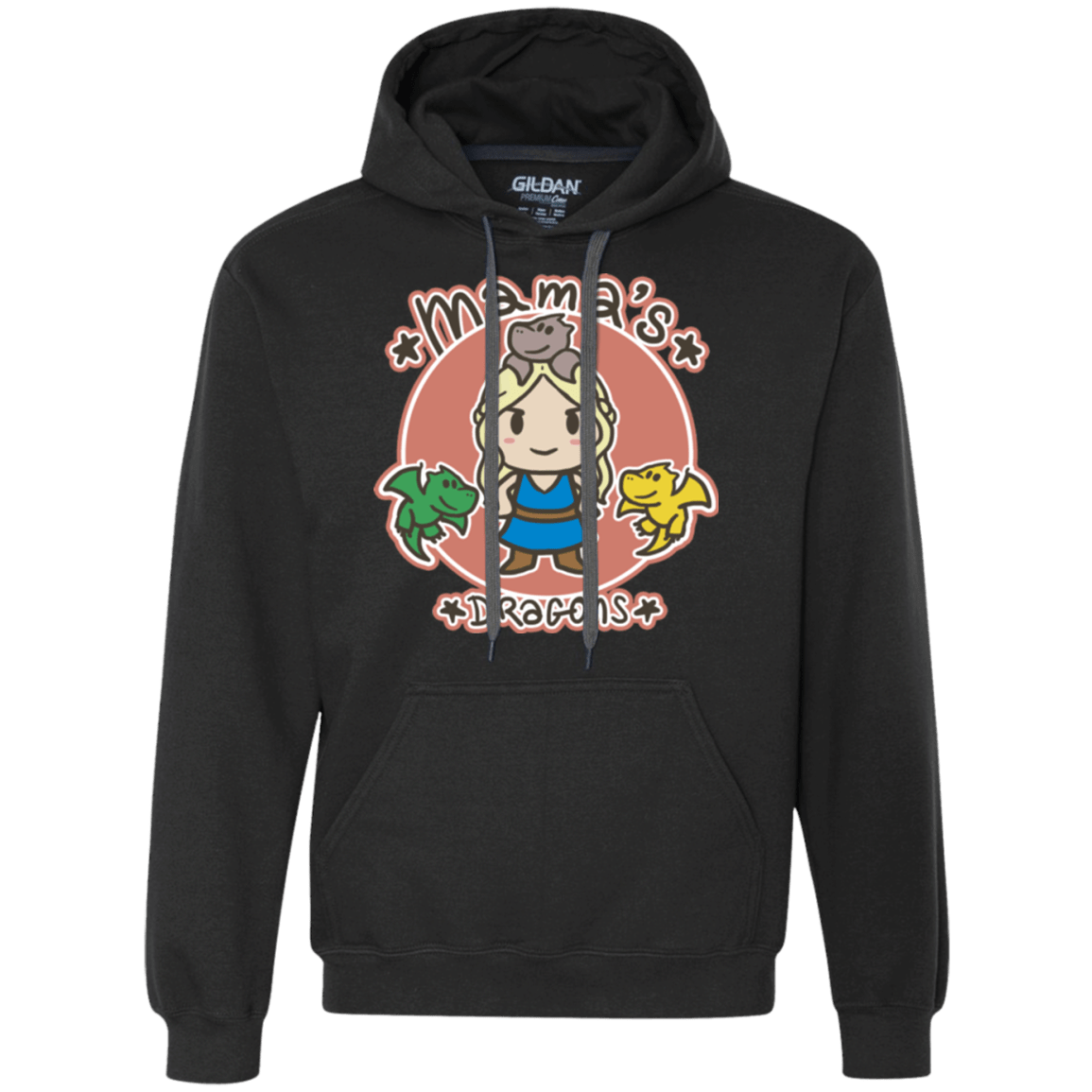 Sweatshirts Black / Small Mamas Dragons Premium Fleece Hoodie