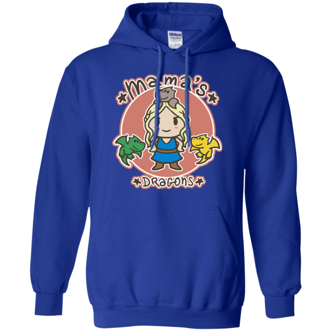 Sweatshirts Royal / Small Mamas Dragons Pullover Hoodie