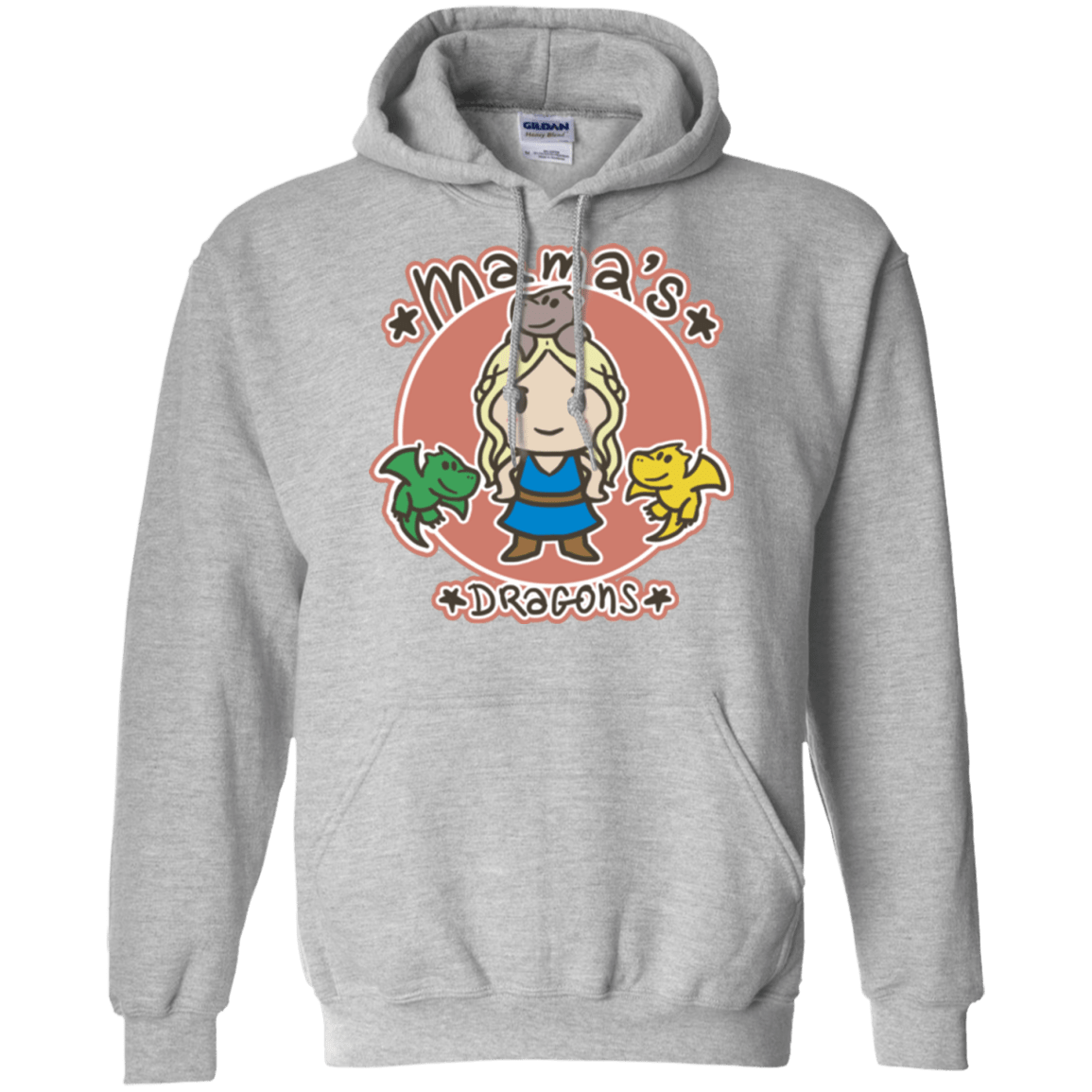 Mamas Dragons Pullover Hoodie
