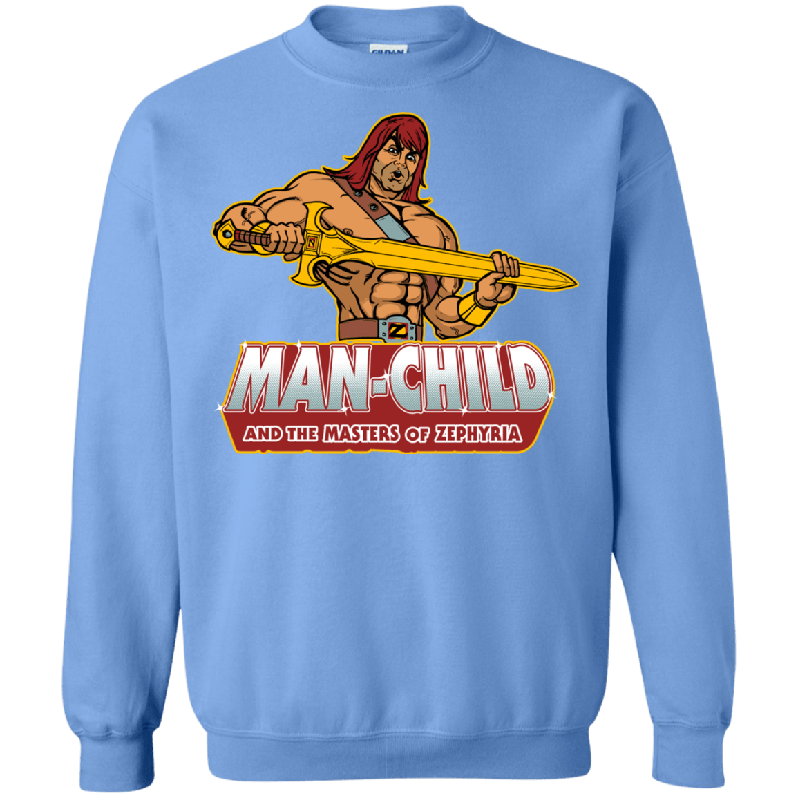 Sweatshirts Carolina Blue / S Man Child Crewneck Sweatshirt