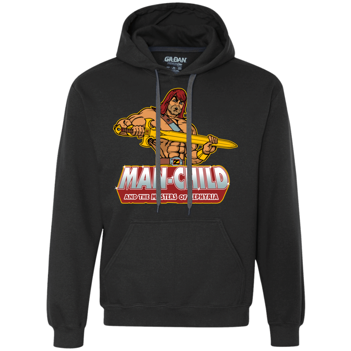 Sweatshirts Black / S Man Child Premium Fleece Hoodie