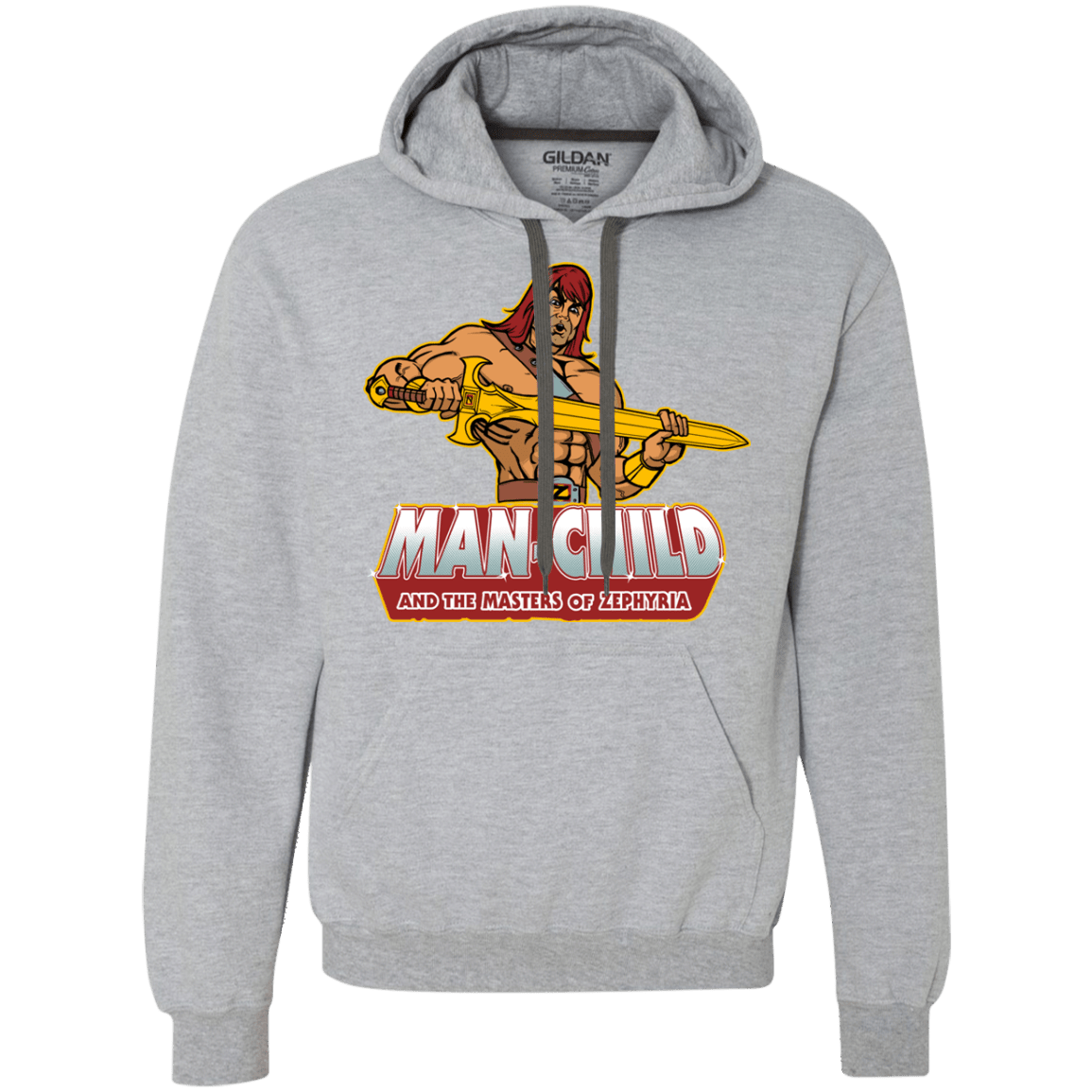 Sweatshirts Sport Grey / S Man Child Premium Fleece Hoodie