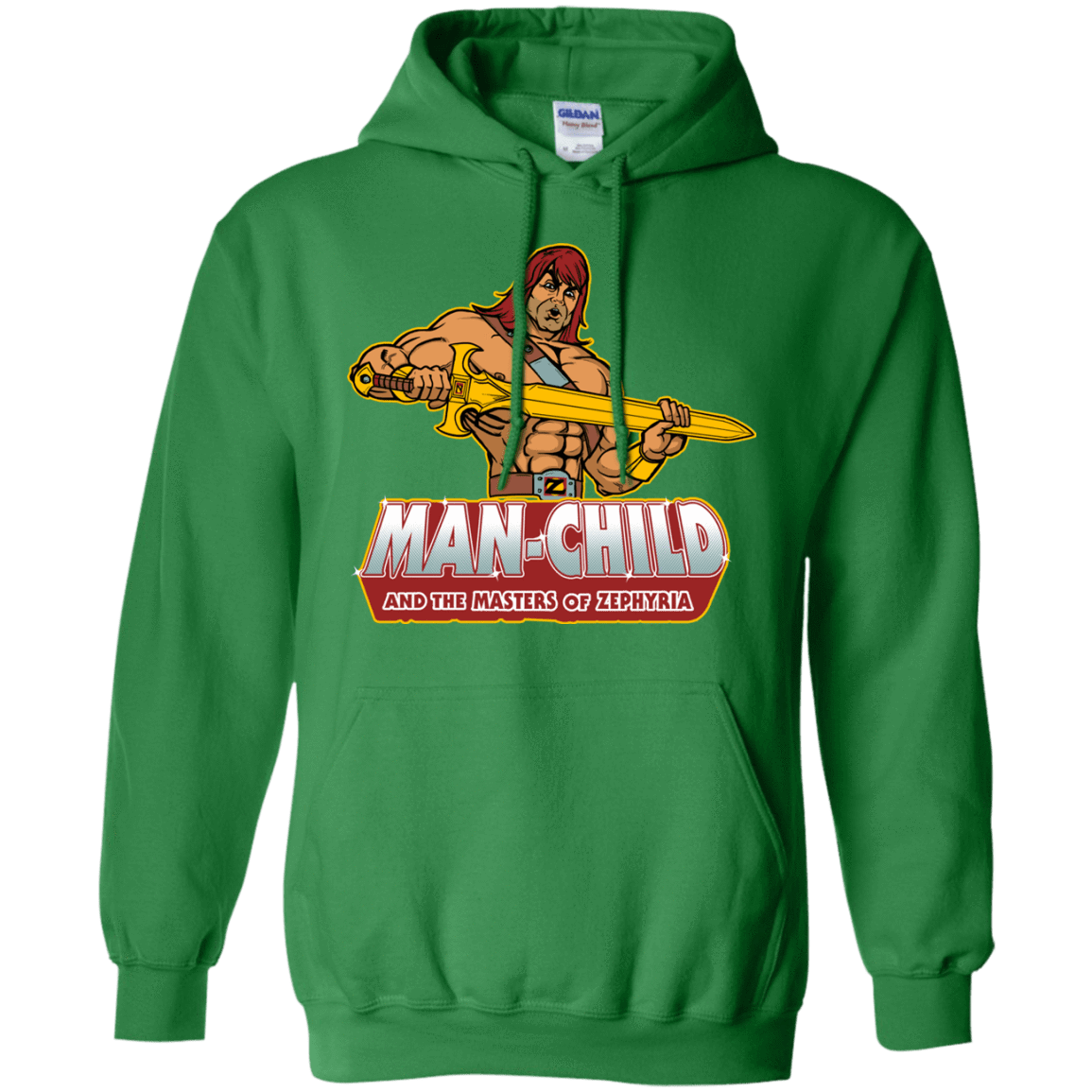 Sweatshirts Irish Green / S Man Child Pullover Hoodie