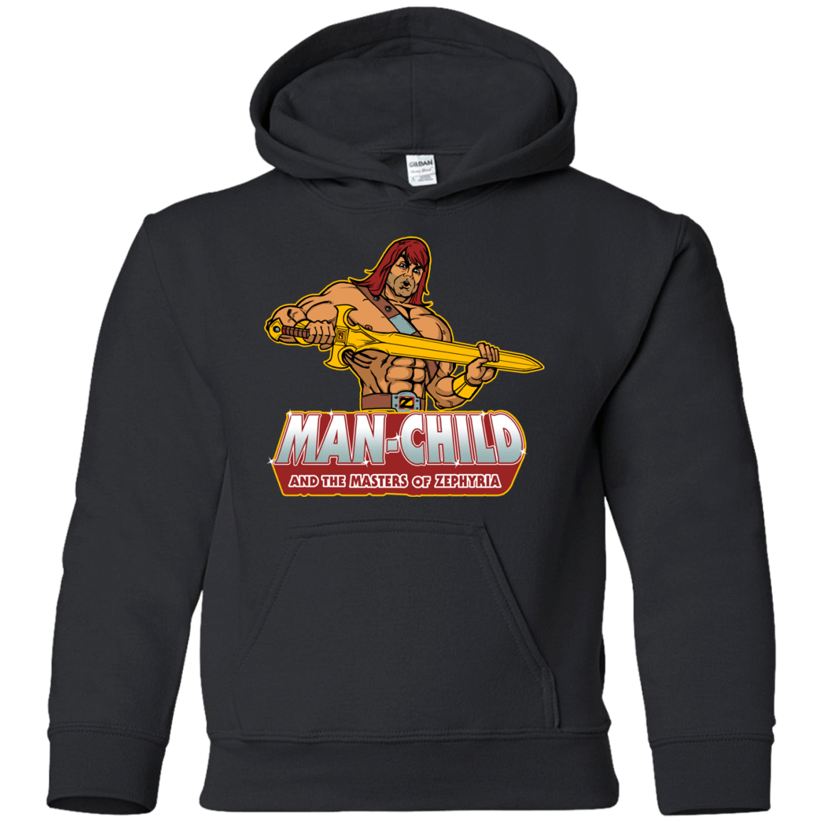Sweatshirts Black / YS Man Child Youth Hoodie