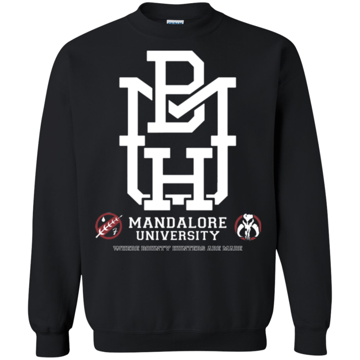 Sweatshirts Black / Small Mandalore U Crewneck Sweatshirt