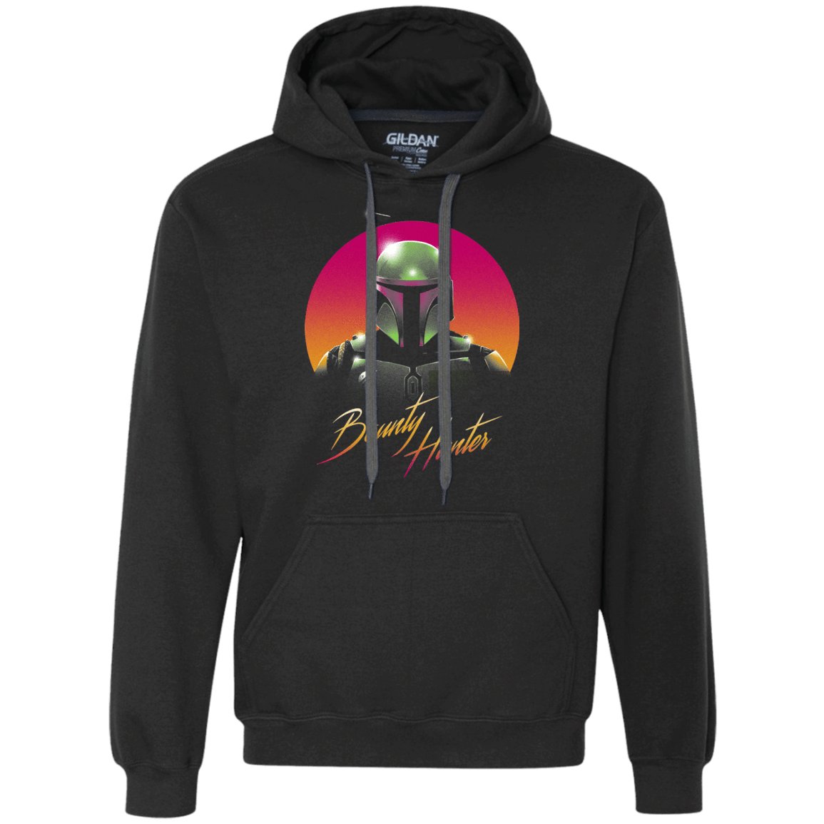 Sweatshirts Black / S Mandalorian Hunter Premium Fleece Hoodie