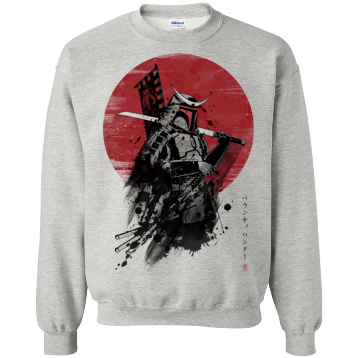 Sweatshirts Ash / Small Mandalorian Samurai Crewneck Sweatshirt