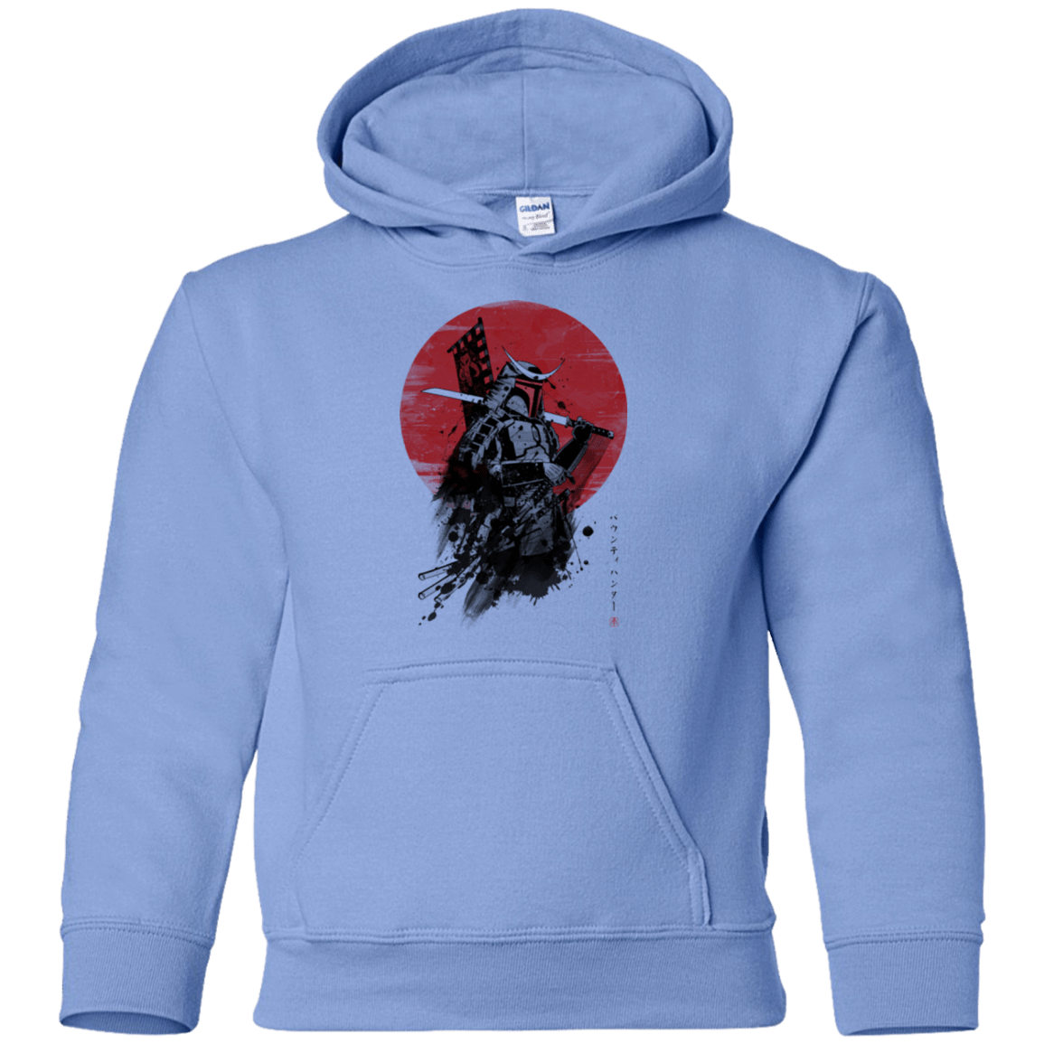 Sweatshirts Carolina Blue / YS Mandalorian Samurai Youth Hoodie