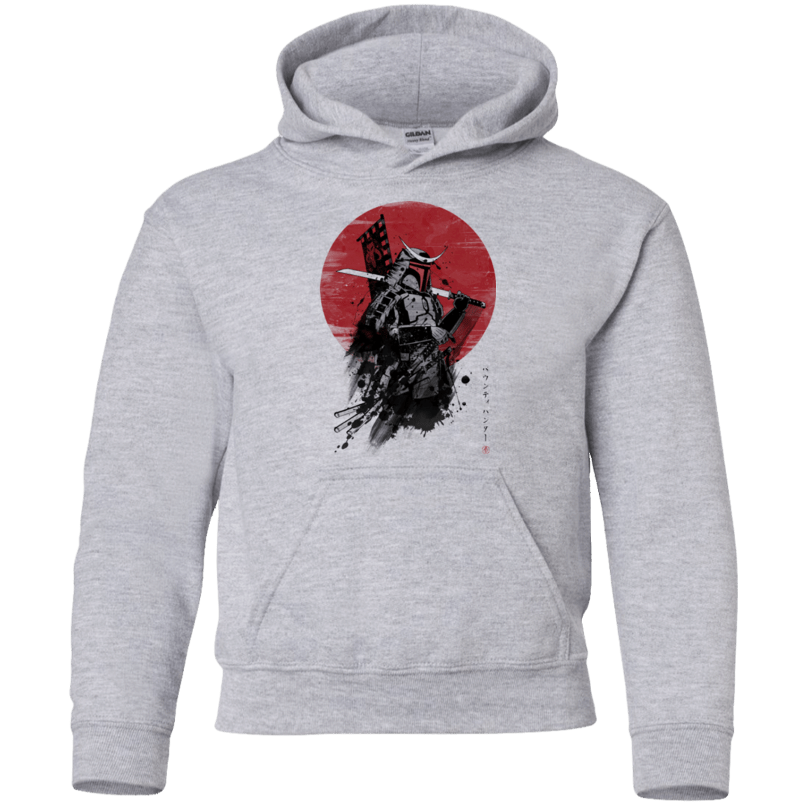 Sweatshirts Sport Grey / YS Mandalorian Samurai Youth Hoodie