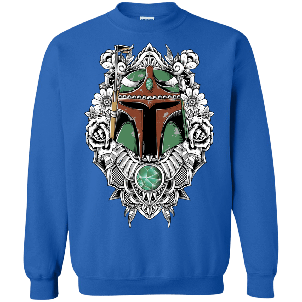 Sweatshirts Royal / S Mandalorian Warrior Crewneck Sweatshirt