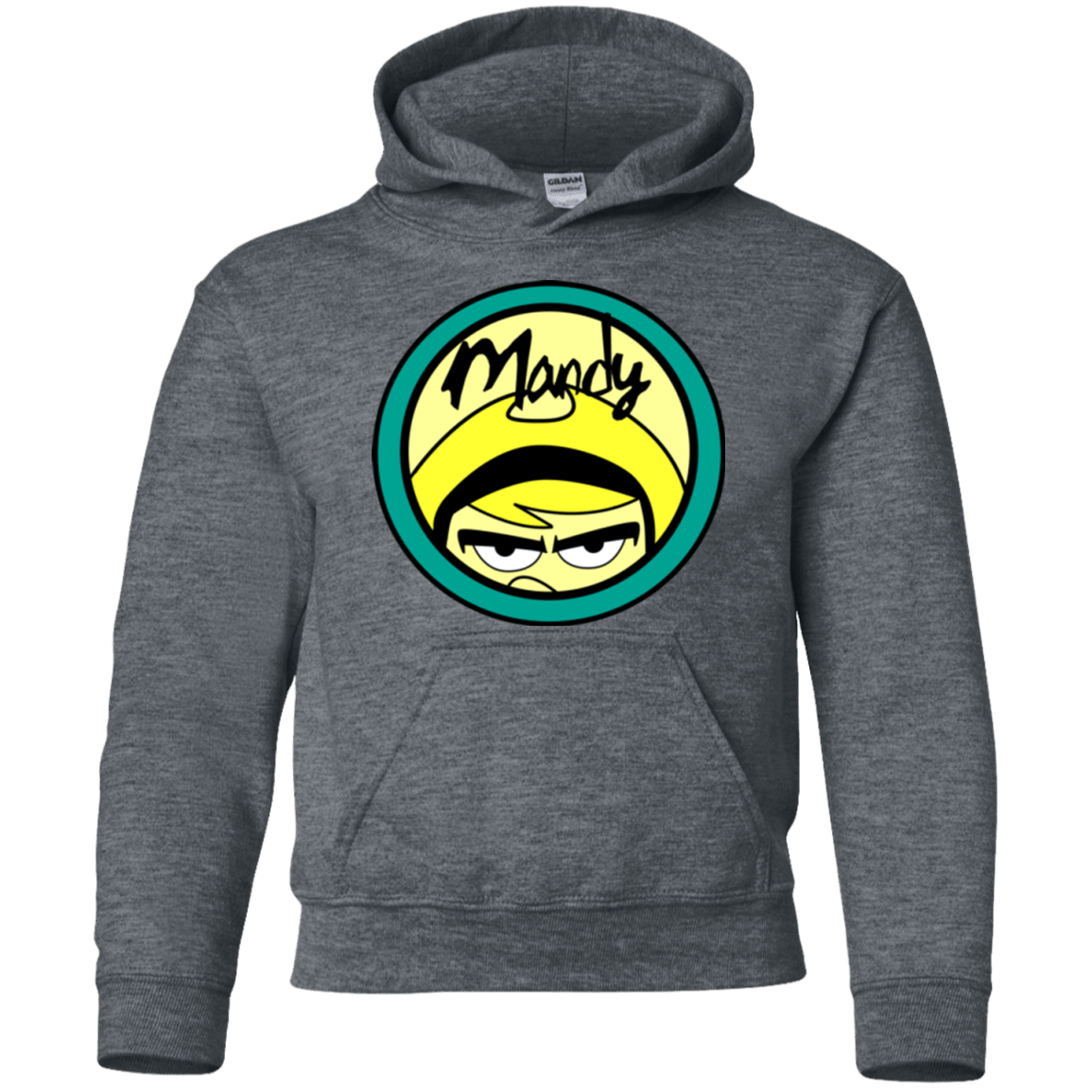 Sweatshirts Dark Heather / YS Mandy Youth Hoodie