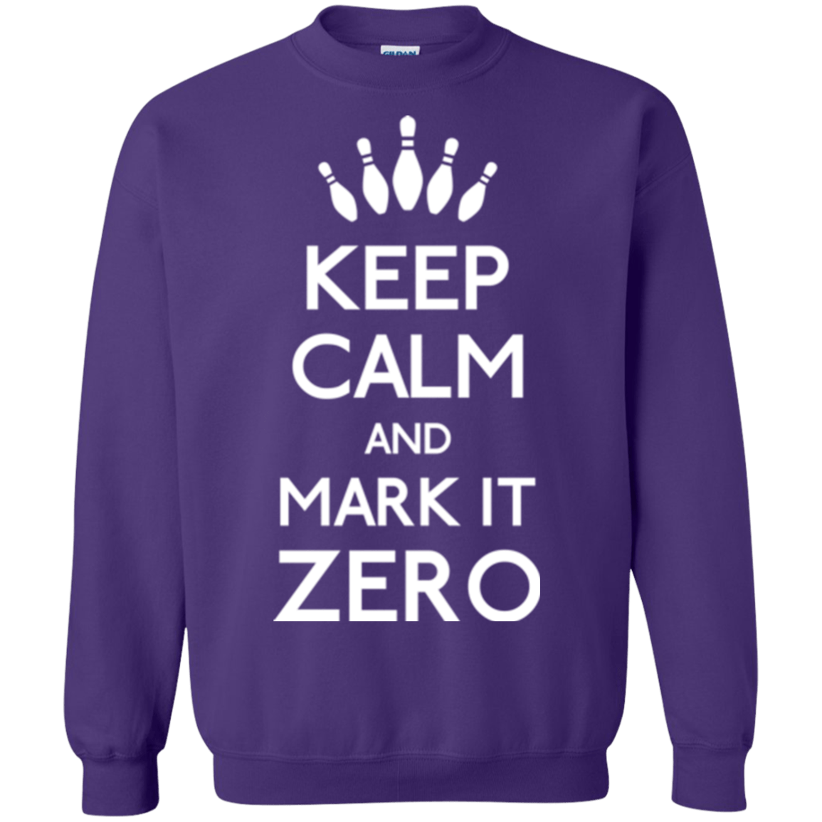 Sweatshirts Purple / Small Mark it Zero Crewneck Sweatshirt