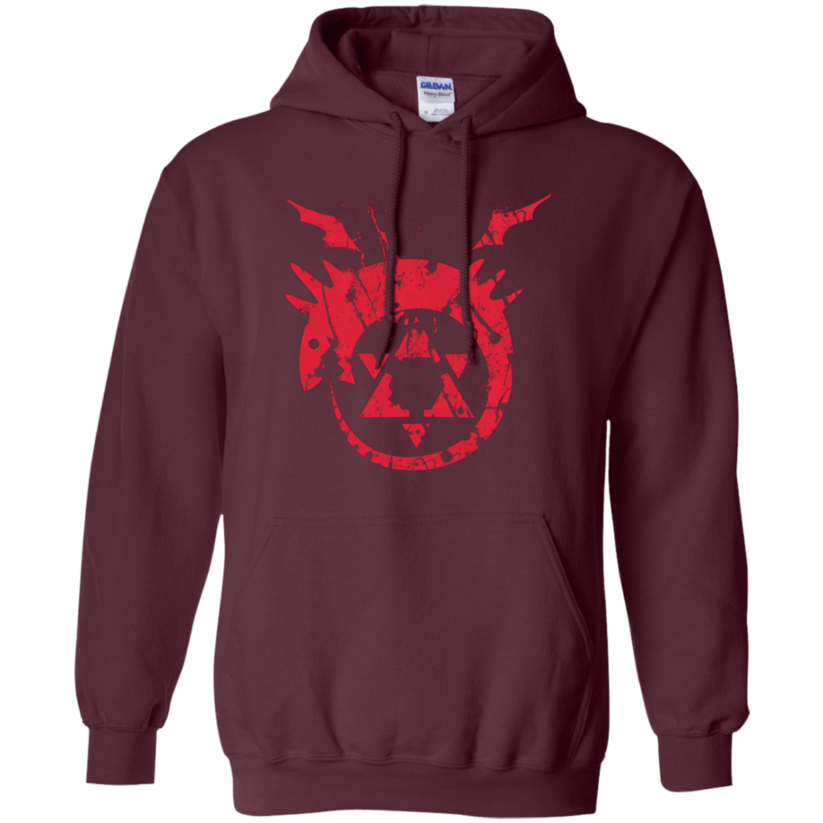 Sweatshirts Maroon / Small Mark of the Serpent Pullover Hoodie