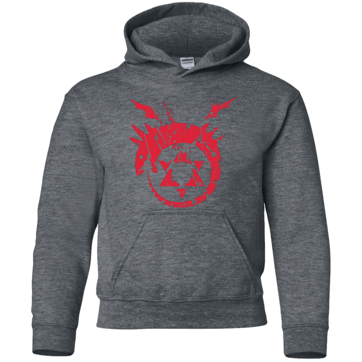 Sweatshirts Dark Heather / YS Mark of the Serpent Youth Hoodie