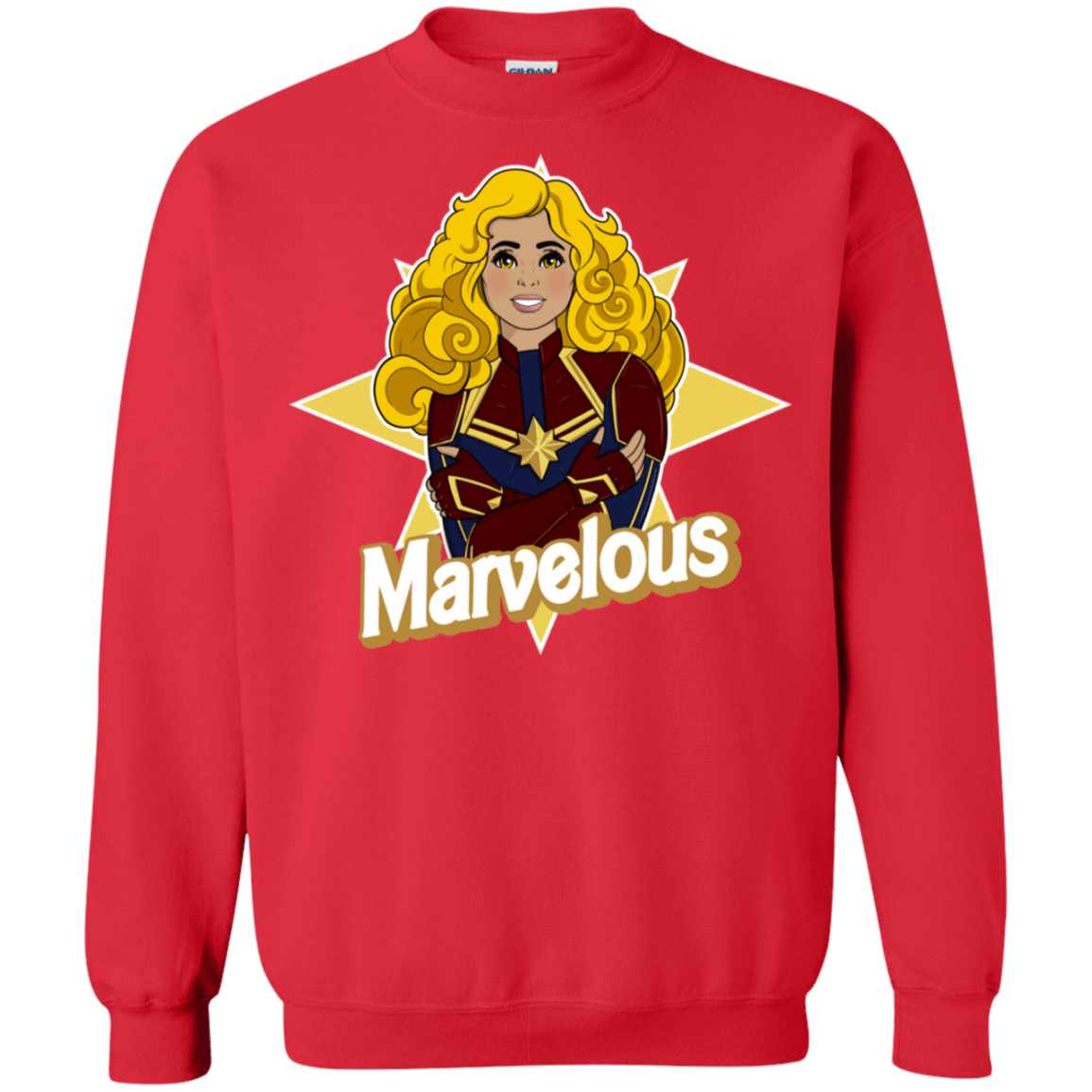 Sweatshirts Red / S Marvelous Crewneck Sweatshirt