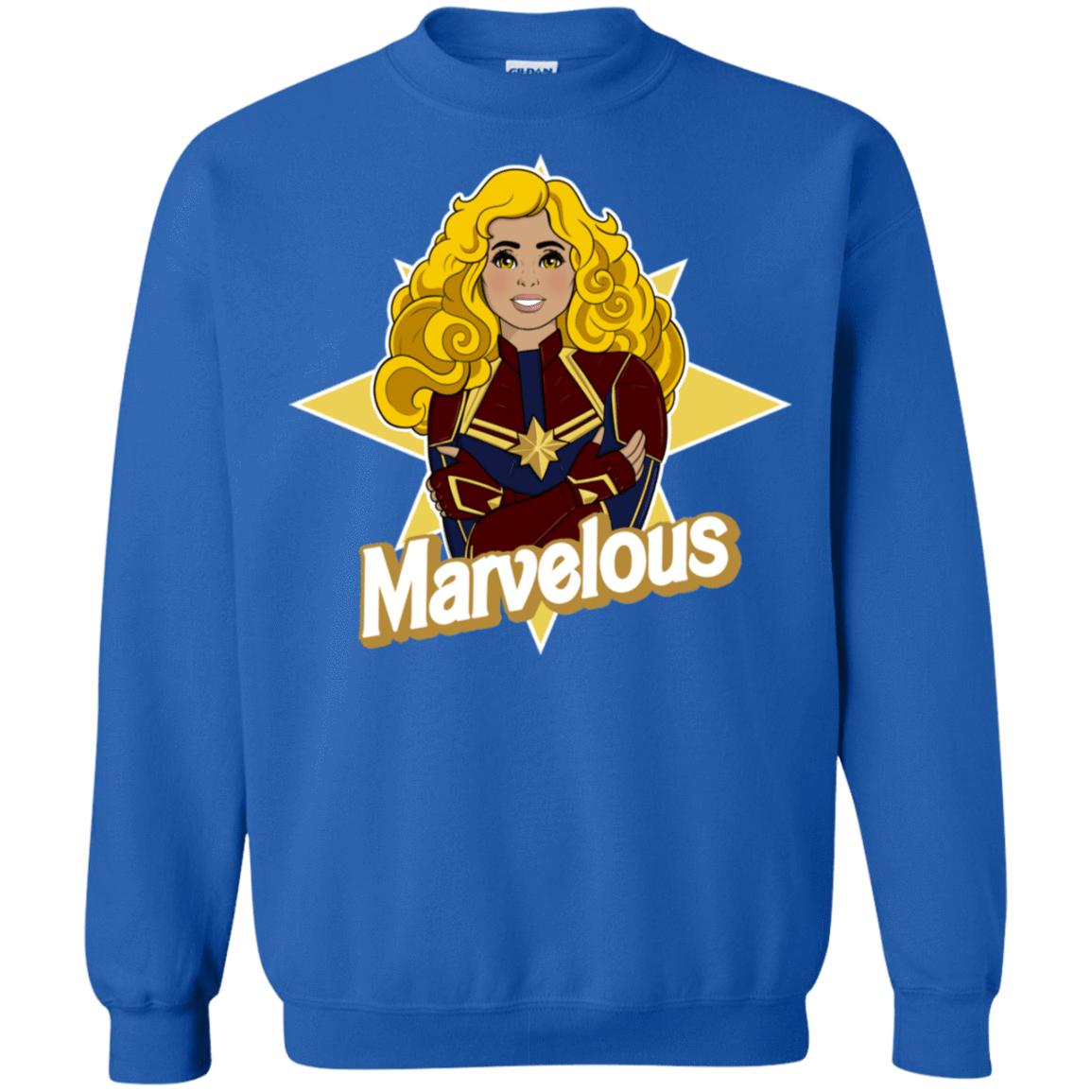 Sweatshirts Royal / S Marvelous Crewneck Sweatshirt