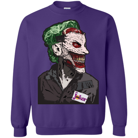 Sweatshirts Purple / S Masked Joker Crewneck Sweatshirt