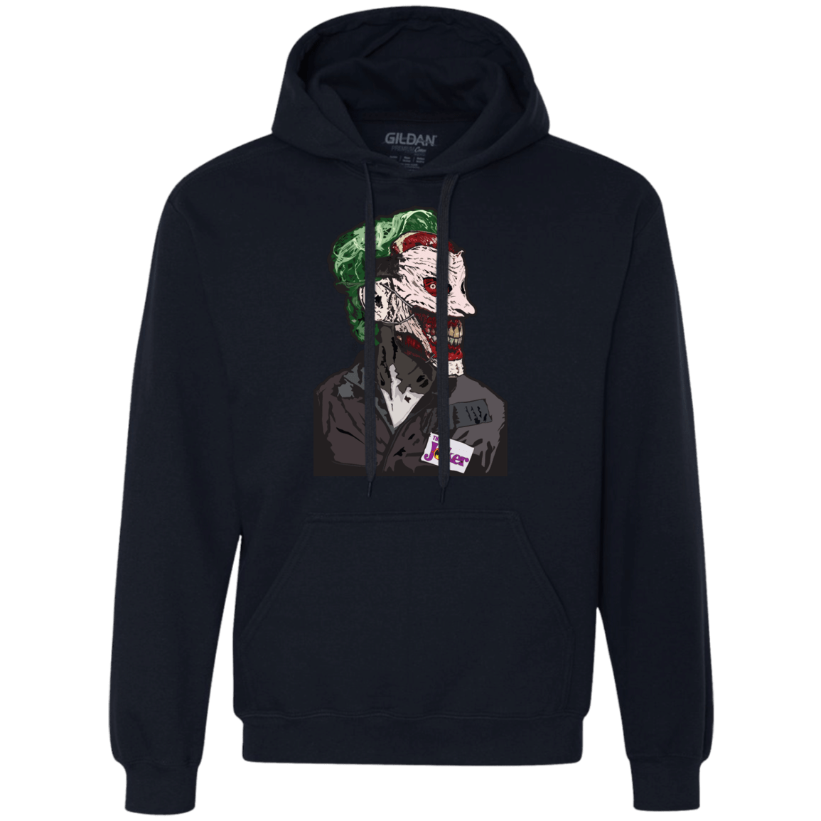 Sweatshirts Navy / S Masked Joker Premium Fleece Hoodie