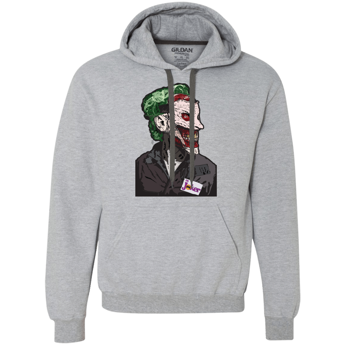 Sweatshirts Sport Grey / S Masked Joker Premium Fleece Hoodie