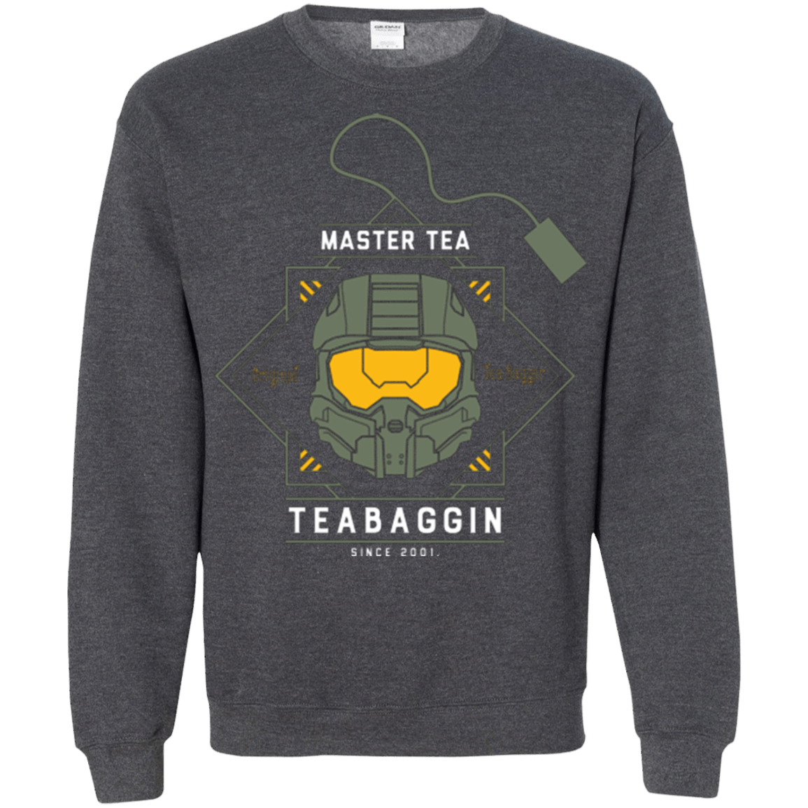 Sweatshirts Dark Heather / Small Master Tea - The Original Halo Teabagger Crewneck Sweatshirt