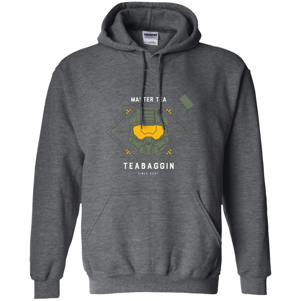 Sweatshirts Dark Heather / Small Master Tea - The Original Halo Teabagger Pullover Hoodie
