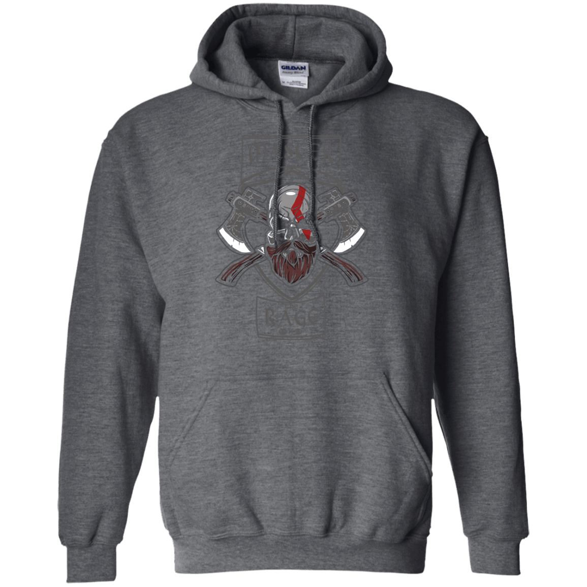 Sweatshirts Dark Heather / S Master The Rage Pullover Hoodie