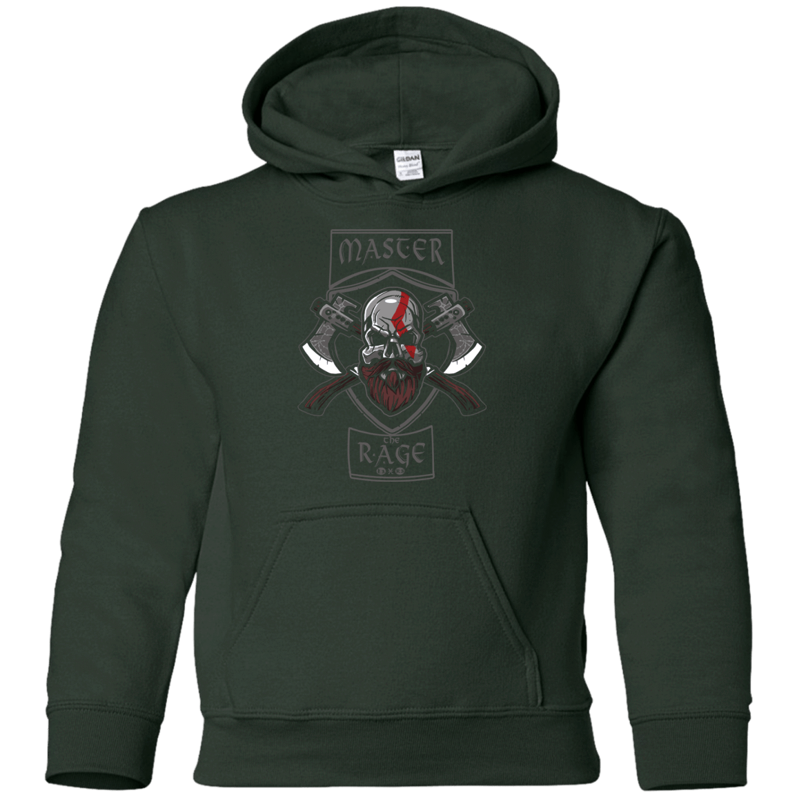 Sweatshirts Forest Green / YS Master The Rage Youth Hoodie