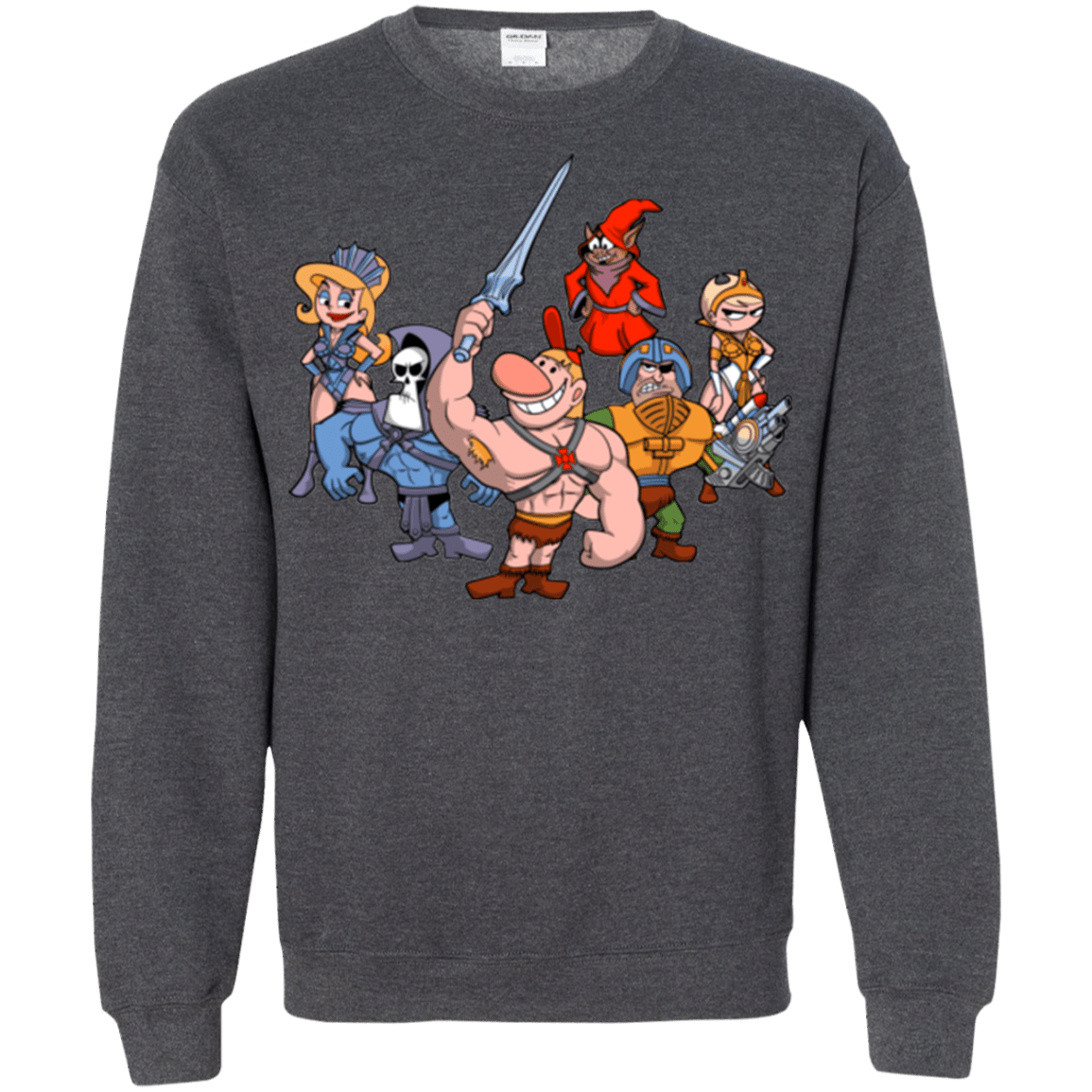 Sweatshirts Dark Heather / Small Masters of the Grimverse Crewneck Sweatshirt
