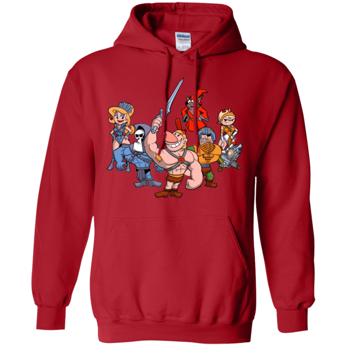 Sweatshirts Red / Small Masters of the Grimverse Pullover Hoodie