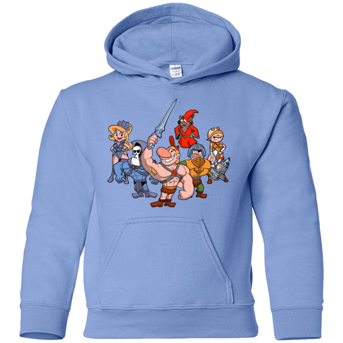 Sweatshirts Carolina Blue / YS Masters of the Grimverse Youth Hoodie
