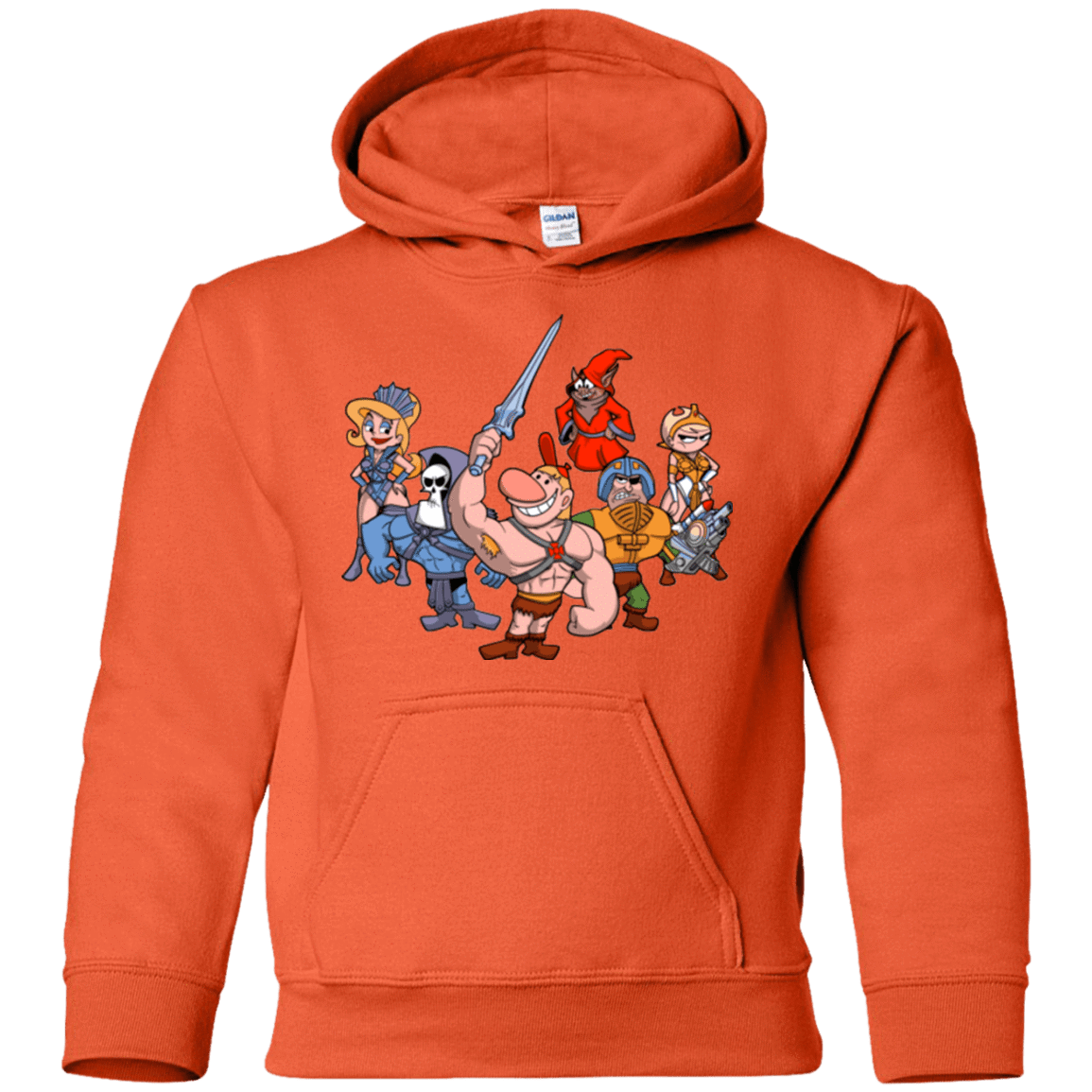 Sweatshirts Orange / YS Masters of the Grimverse Youth Hoodie