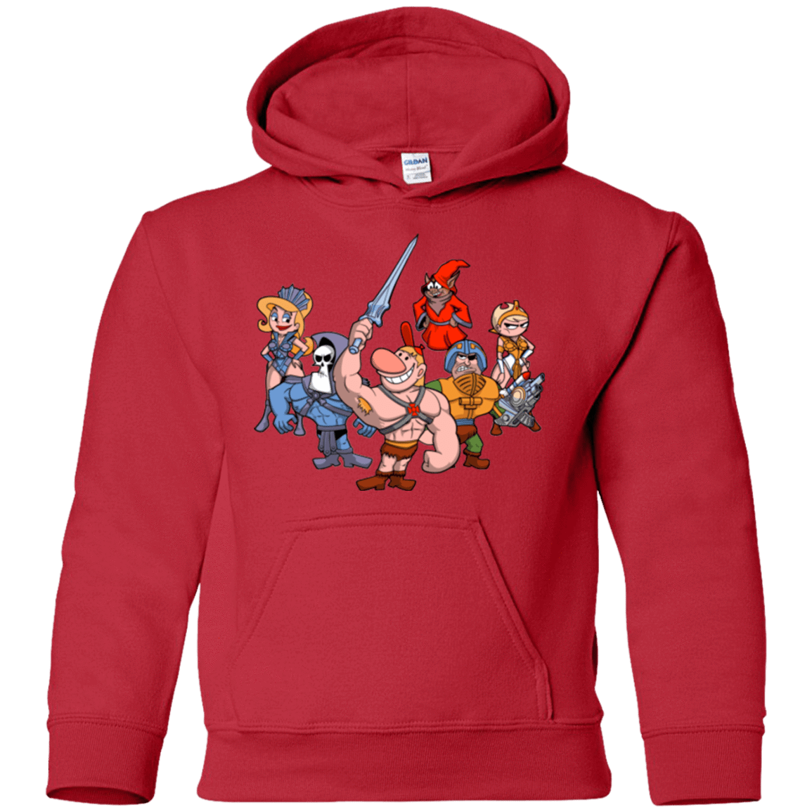 Sweatshirts Red / YS Masters of the Grimverse Youth Hoodie