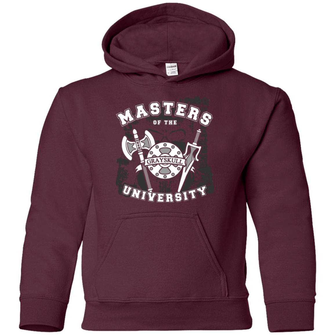 Sweatshirts Maroon / YS Masters of the University Youth Hoodie