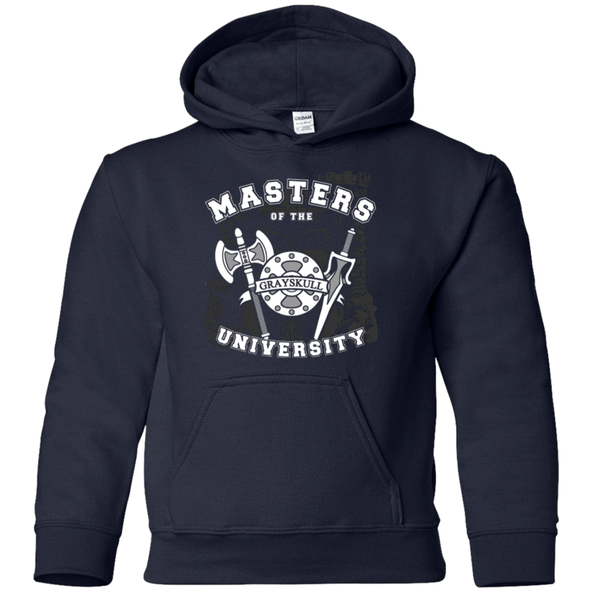 Sweatshirts Navy / YS Masters of the University Youth Hoodie