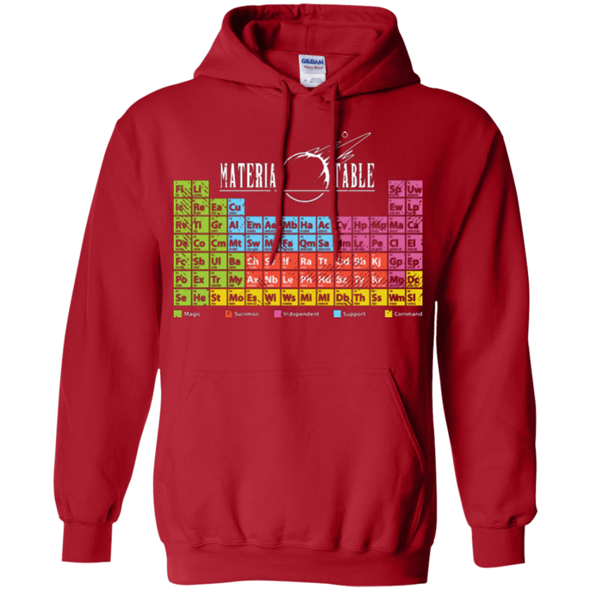 Sweatshirts Red / Small MATERIA TABLE Pullover Hoodie