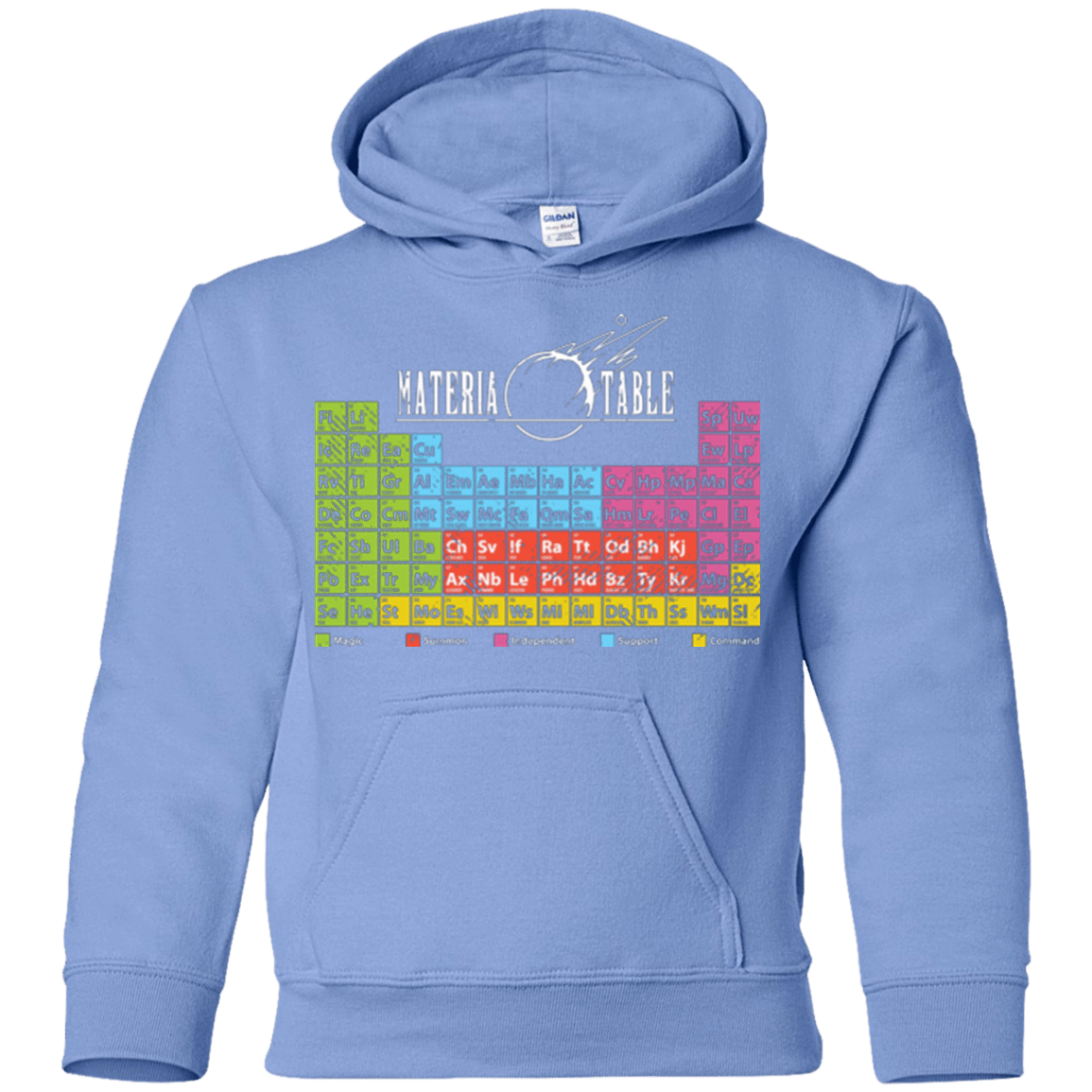 Sweatshirts Carolina Blue / YS MATERIA TABLE Youth Hoodie