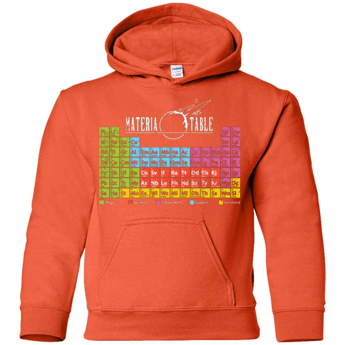 Sweatshirts Orange / YS MATERIA TABLE Youth Hoodie