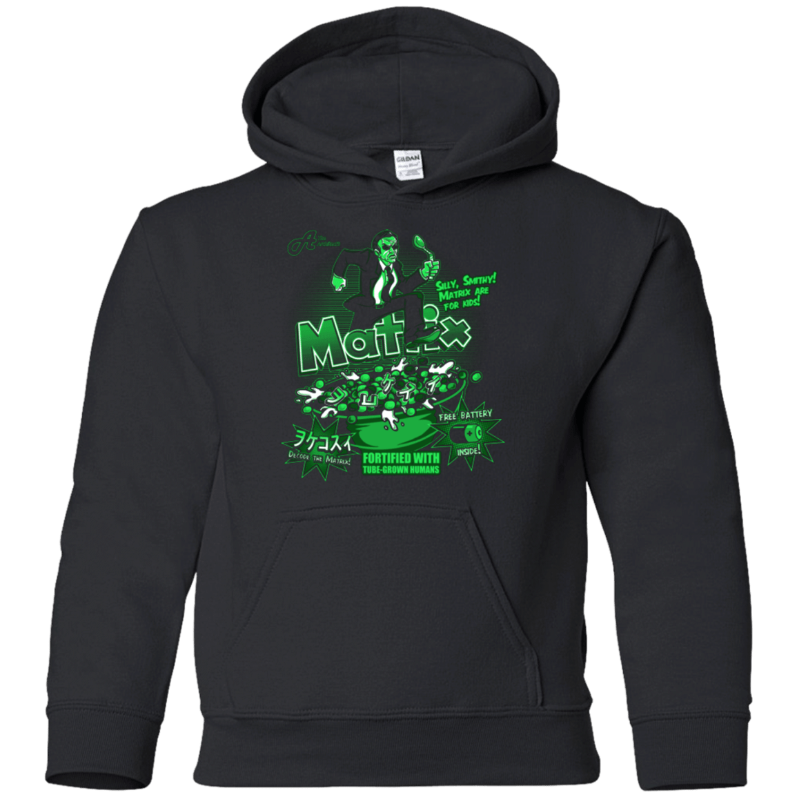 Sweatshirts Black / YS Matrix Cereal Youth Hoodie