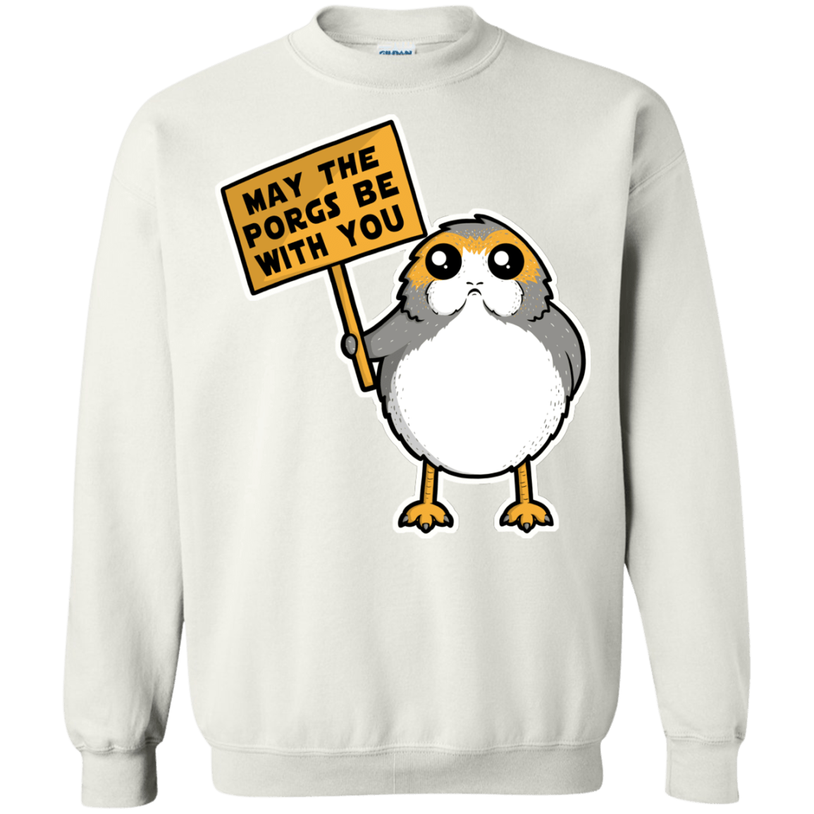 Sweatshirts White / Small May The Porgs Be With You Crewneck Sweatshirt