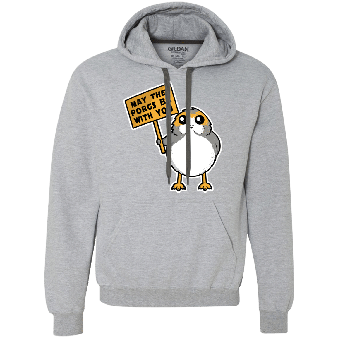 Sweatshirts Sport Grey / Small May The Porgs Be With You Premium Fleece Hoodie