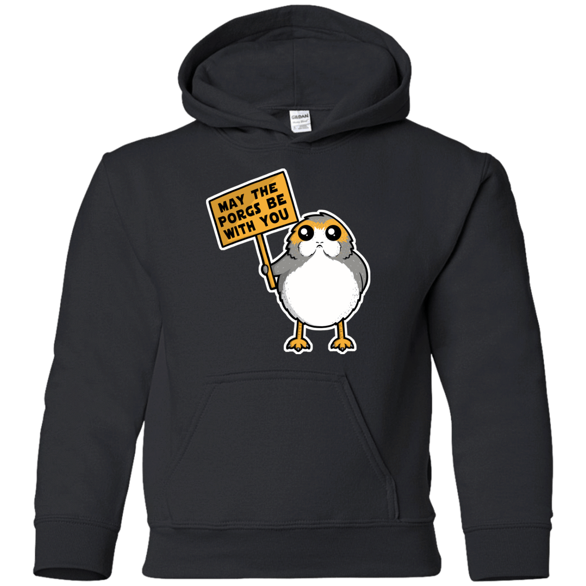 Sweatshirts Black / YS May The Porgs Be With You Youth Hoodie
